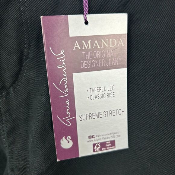 Gloria Vanderbilt Amanda Jeans Tapered NWT - Picture 5 of 10